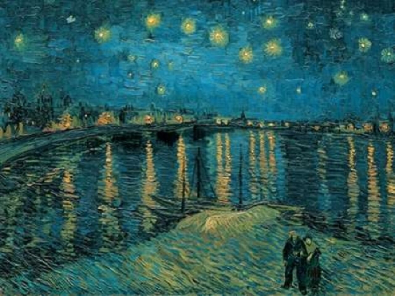 The Starry Night Poster Print by Vincent Van Gogh - Item # VARPDX3VG058